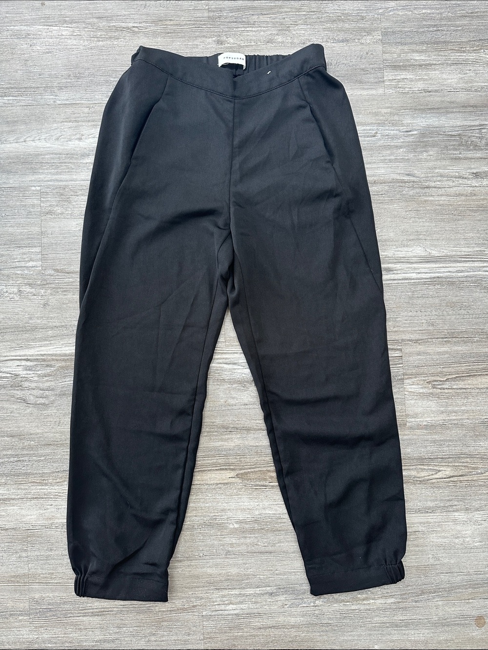 POPSUGAR Black Tapered Ankle Pants